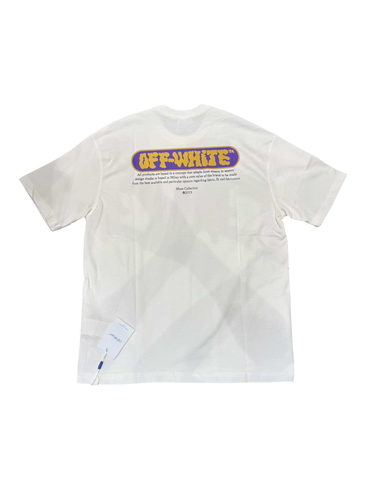 Off White 100% Algodon Blanco